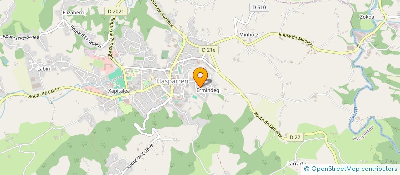 localisation de l'entreprise ALPHA.PHI.OMEGA  HASPARREN