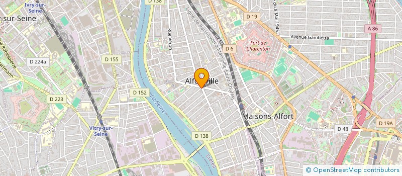 localisation de l'entreprise ALPHA PHONE à ALFORTVILLE