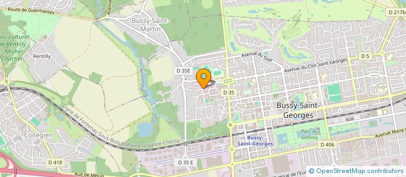 localisation de l'entreprise ALPHA PHONIE  BUSSY-SAINT-GEORGES