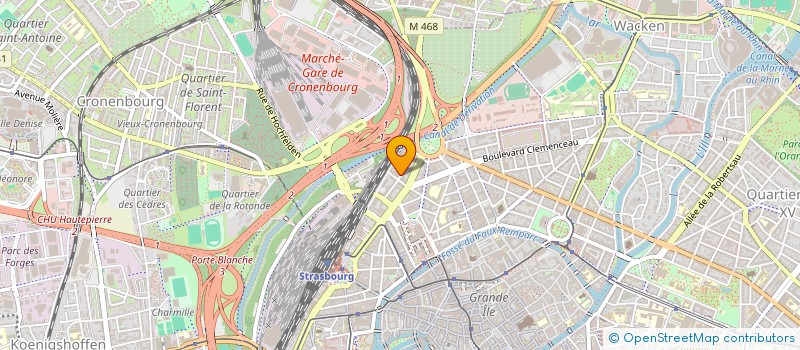 localisation de l'entreprise ALPHA-PI à STRASBOURG