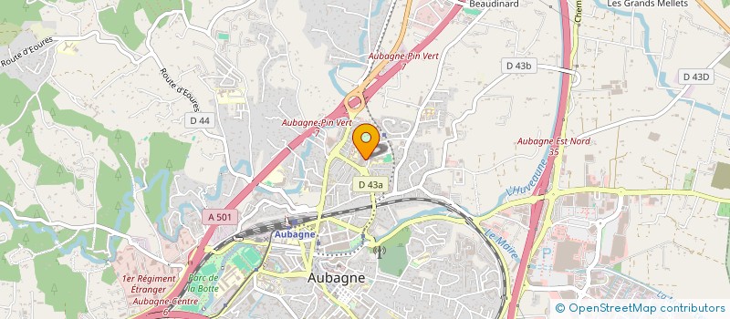 localisation de l'entreprise ALPHA PLAN VRD à AUBAGNE