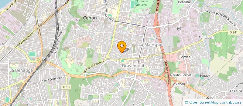 localisation de l'entreprise ALPHA PLOMBERIE  CENON