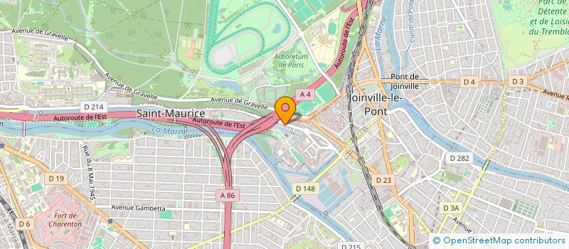 localisation de l'entreprise ALPHA PLUS à SAINT-MAURICE
