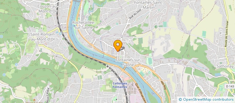 localisation de l'entreprise ALPHA PLUS  ECOLE DE CONDUITE à FONTAINES-SUR-SAONE