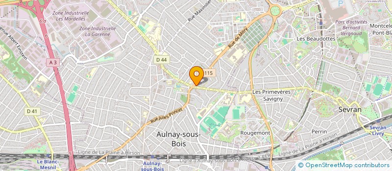 localisation de l'entreprise ALPHA PLUS INFORMATIQUE SARL à AULNAY SOUS BOIS