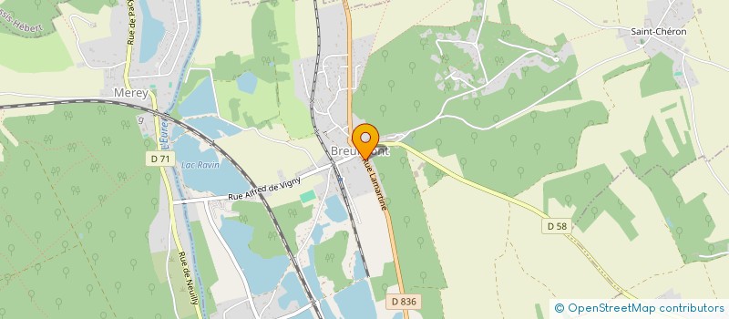 localisation de l'entreprise ALPHA POMPAGE  BREUILPONT