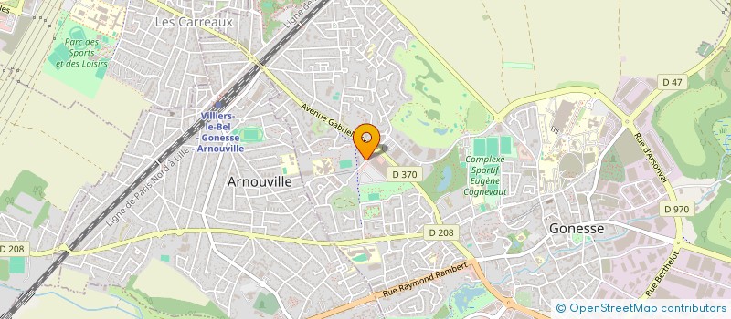 localisation de l'entreprise ALPHA PRIM à GONESSE