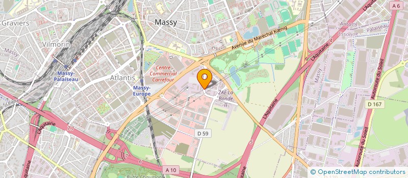 localisation de l'entreprise ALPHA PRO à MASSY