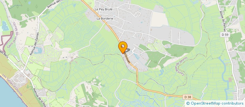 localisation de l'entreprise ALPHA PRO à SAINT-JEAN-DE-MONTS