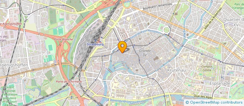 localisation de l'entreprise ALPHA-PROCESS à STRASBOURG