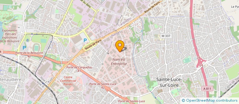 localisation de l'entreprise ALPHA PROTECTION à NANTES