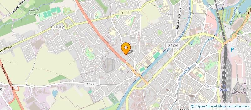 localisation de l'entreprise ALPHA PROTECTION à DOUAI
