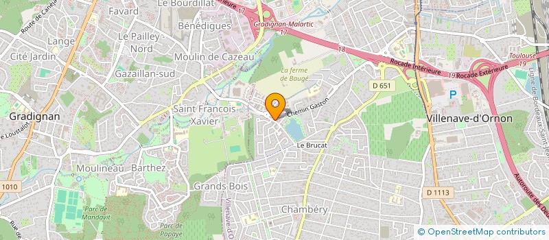 localisation de l'entreprise ALPHA PROTECTION  VILLENAVE-D'ORNON