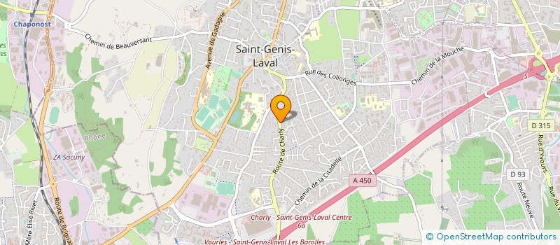 localisation de l'entreprise ALPHA PROTECTION à SAINT-GENIS-LAVAL