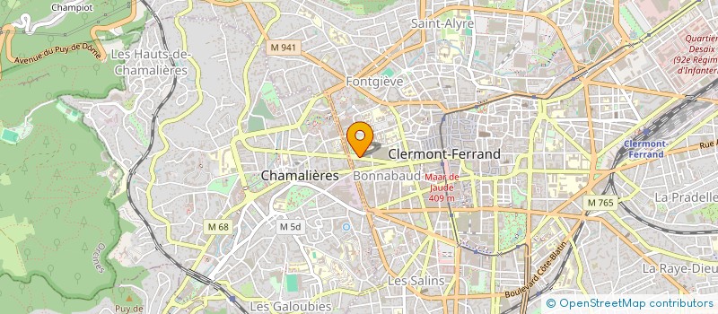 localisation de l'entreprise ALPHA PROTECTION ET SECURITE à CLERMONT-FERRAND