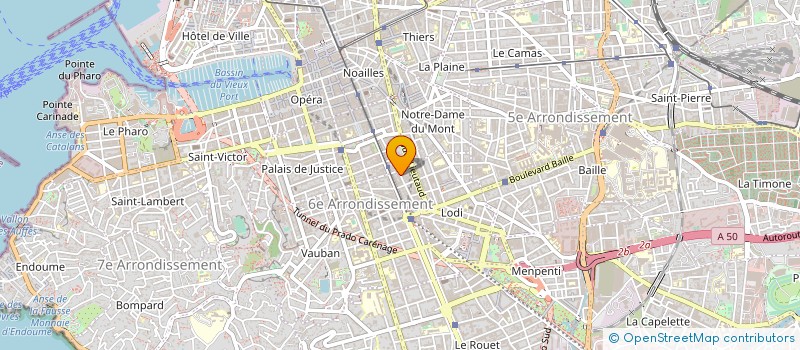 localisation de l'entreprise ALPHA PROTHESES à MARSEILLE