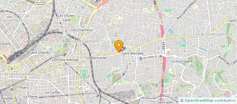 localisation de l'entreprise ALPHA R  MARSEILLE