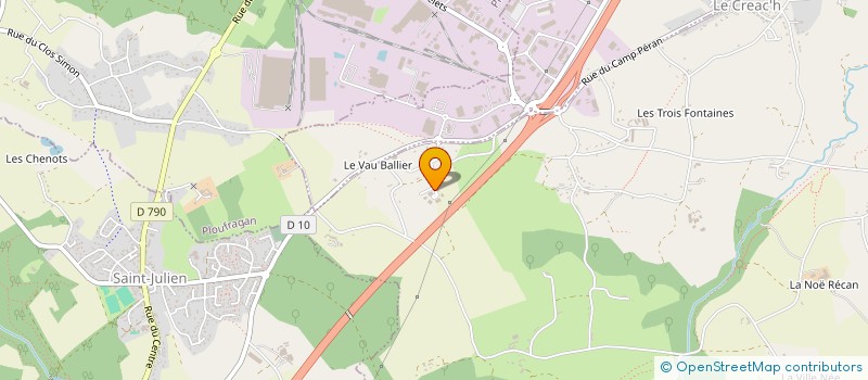 localisation de l'entreprise ALPHA RECEPTIONS & EVENEMENTS  PLEDRAN