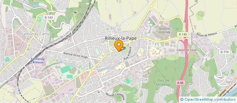 localisation de l'entreprise ALPHA REGARD à RILLIEUX-LA-PAPE