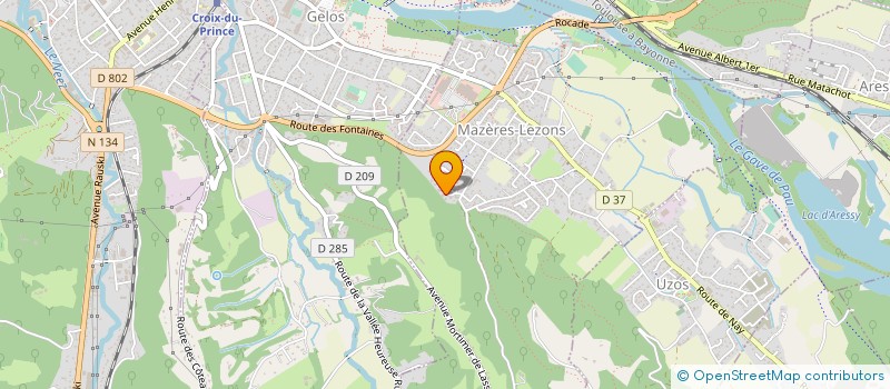 localisation de l'entreprise ALPHA RENOV à MAZERES-LEZONS