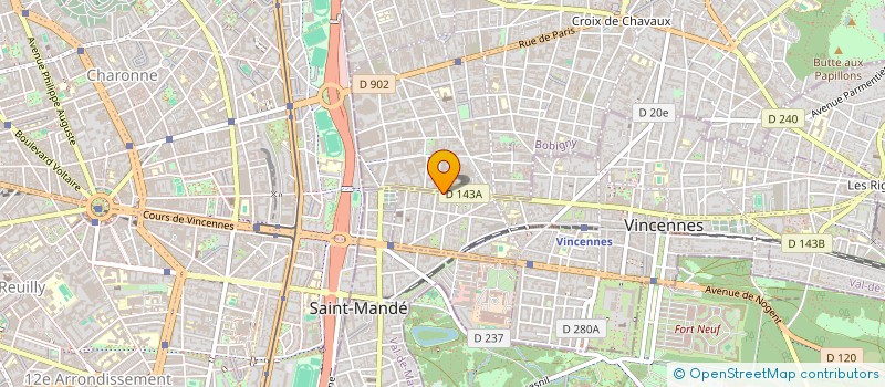 localisation de l'entreprise ALPHA RENOV à VINCENNES