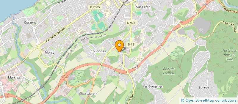 localisation de l'entreprise ALPHA RENT à THONON LES BAINS