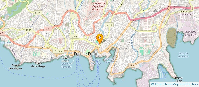 localisation de l'entreprise ALPHA RESCUE 972 à FORT DE FRANCE
