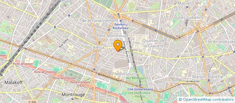 localisation de l'entreprise ALPHA RESTO  PARIS