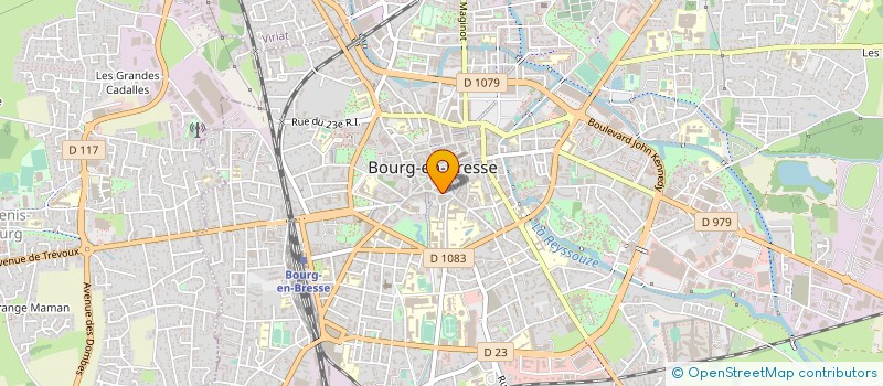 localisation de l'entreprise ALPHA RETOUCHES à BOURG-EN-BRESSE