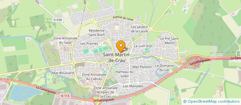 localisation de l'entreprise ALPHA RIMES à SAINT MARTIN DE CRAU