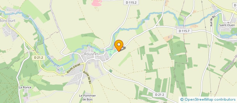 localisation de l'entreprise ALPHA ROUTAGE à ROUVRES