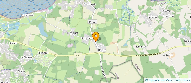 localisation de l'entreprise ALPHA S  PENESTIN