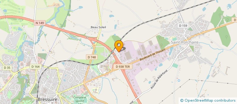 localisation de l'entreprise ALPHA SECURITE  BRESSUIRE