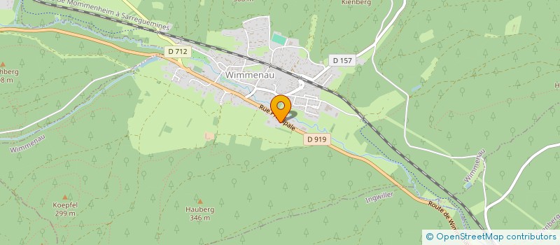 localisation de l'entreprise ALPHA SECURITE GRAND EST  WIMMENAU