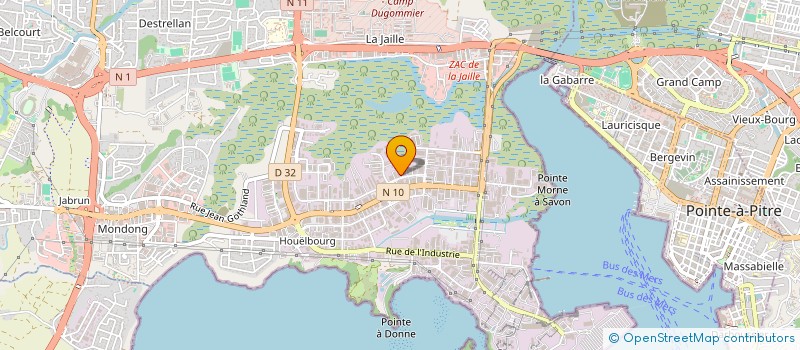 localisation de l'entreprise ALPHA SECURITE PRIVEE à BAIE-MAHAULT