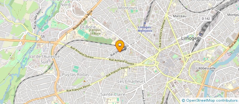 localisation de l'entreprise ALPHA SECURITY CONSULTING à LIMOGES