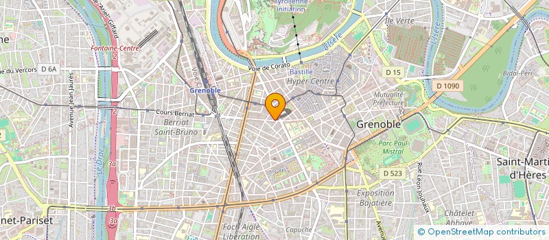 localisation de l'entreprise ALPHA SERVICE à GRENOBLE