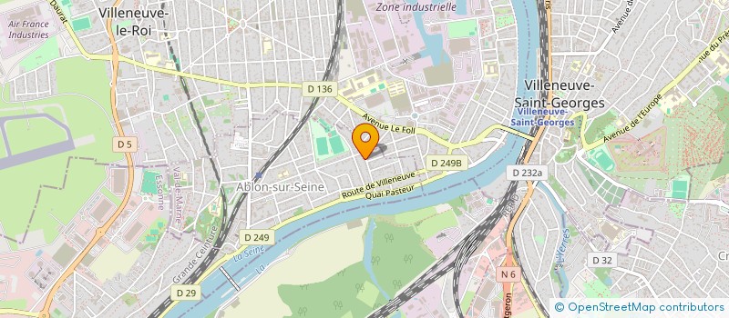 localisation de l'entreprise ALPHA SERVICE EXPRESS à ABLON-SUR-SEINE