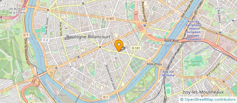 localisation de l'entreprise ALPHA SERVICE EXPRESS à BOULOGNE-BILLANCOURT
