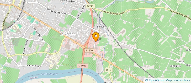 localisation de l'entreprise ALPHA SERVICES 33 à LIBOURNE