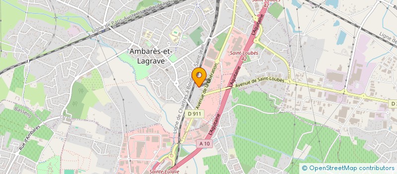 localisation de l'entreprise ALPHA SERVICES 33 à AMBARES-ET-LAGRAVE