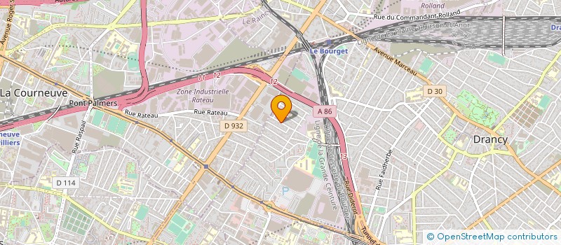 localisation de l'entreprise ALPHA SERVICES à DRANCY