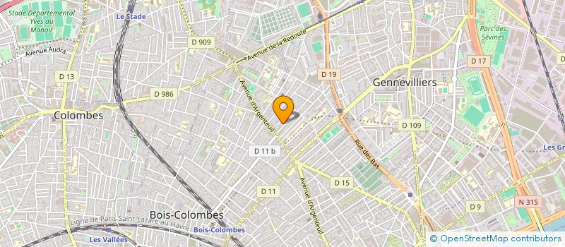 localisation de l'entreprise ALPHA SERVICES à ASNIERES-SUR-SEINE