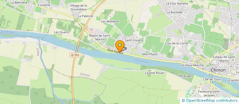 localisation de l'entreprise ALPHA SERVICES  CHINON