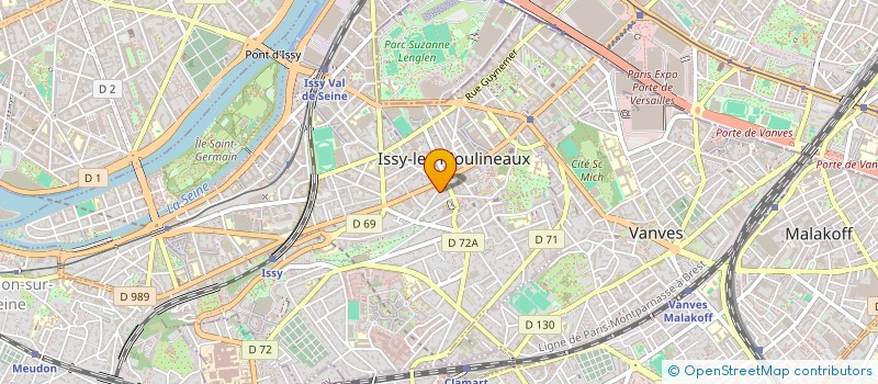 localisation de l'entreprise ALPHA SERVICES à ISSY-LES-MOULINEAUX