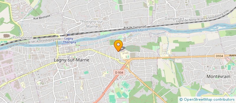 localisation de l'entreprise ALPHA SERVICES  LAGNY-SUR-MARNE