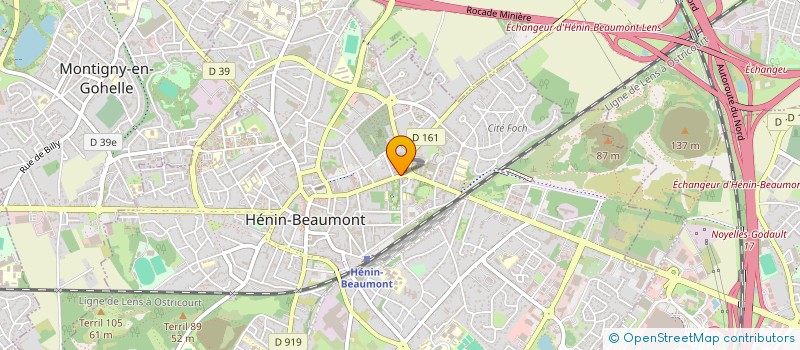 localisation de l'entreprise ALPHA SHOP  CAMBRAI