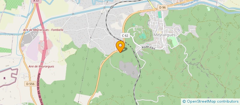 localisation de l'entreprise ALPHA SIERRA  MEYRARGUES