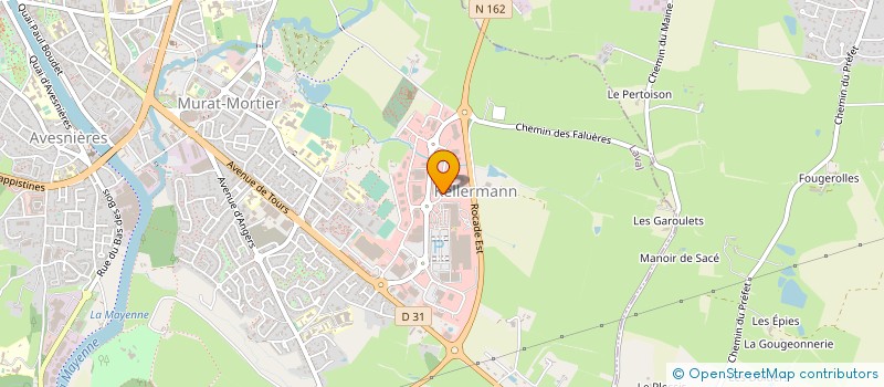 localisation de l'entreprise ALPHA SIGNALETIC à LAVAL