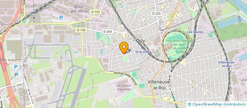 localisation de l'entreprise ALPHA SOFT à ORLY